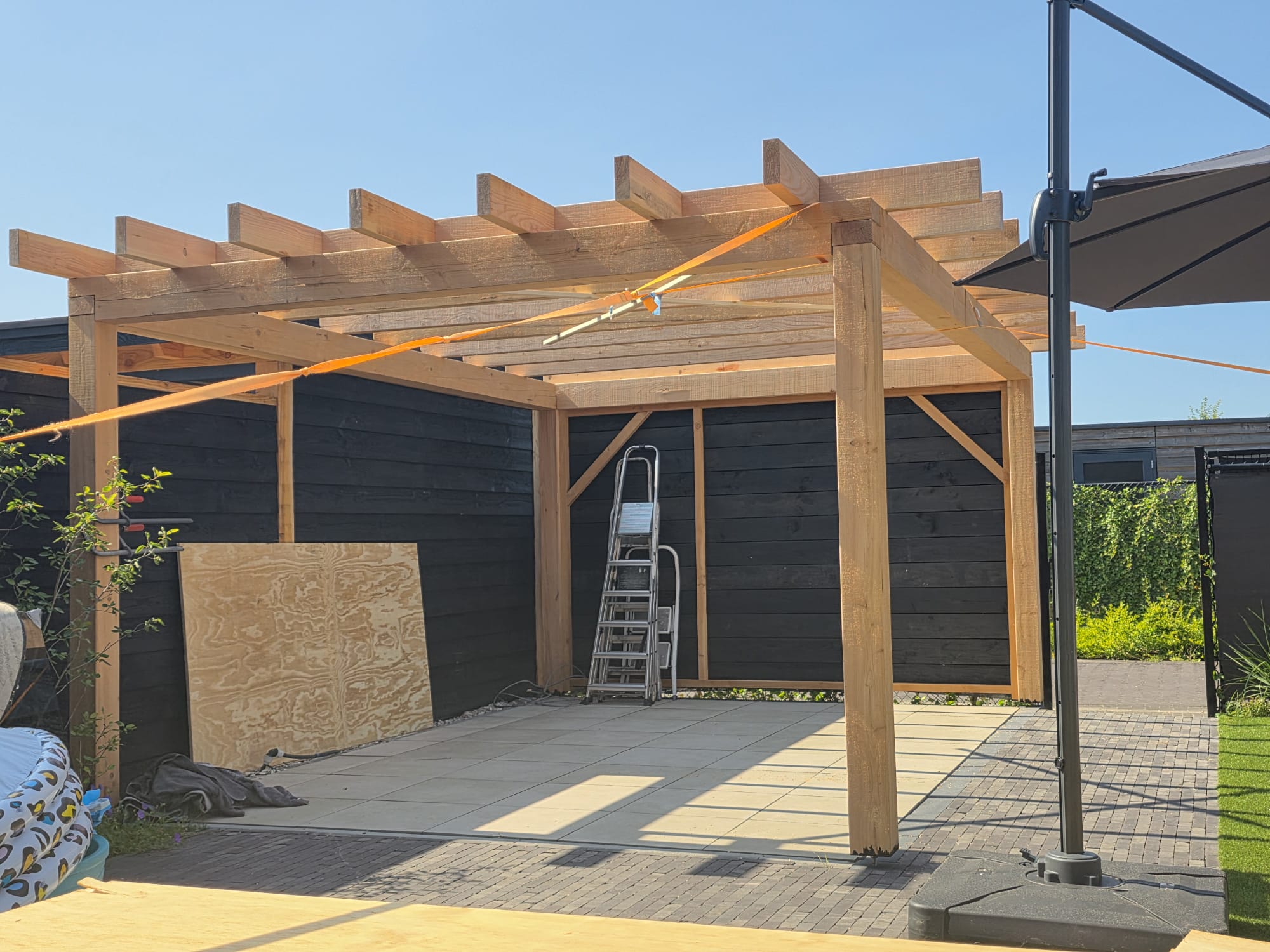 Project houten tuinhuis
